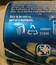 Steel icon on Pepsi can