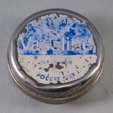 A tin of Vaseline lip balm