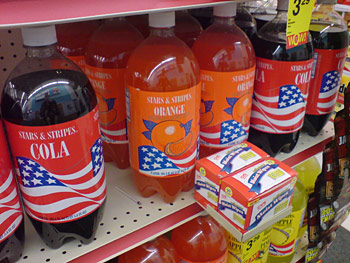 Patriotic soda in America