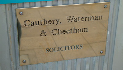 Cauthery, Waterman amd Cheetham, Solicitors