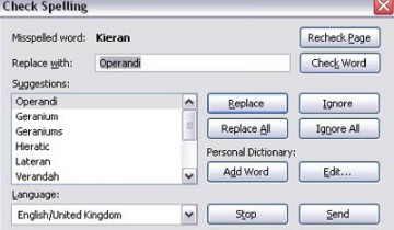 Kieran spelled as Operandi