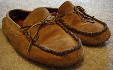 Moccasin slippers