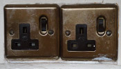 Two power outlets