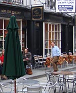 Cafe on Wolburn Walk, London