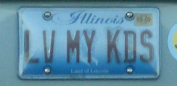 LV MY KDS license plate
