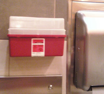 Disposal unit for needles
