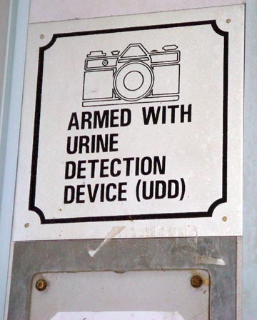 Armed with urine detection device (UDD)
