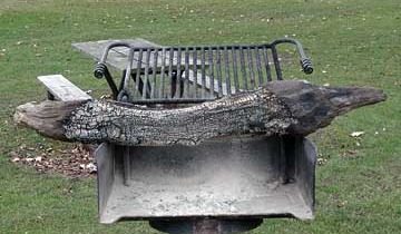 A fire pit