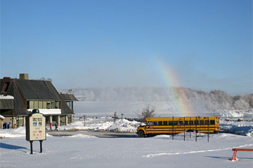 Rainbow bus