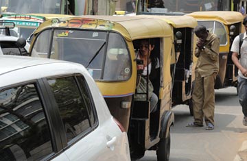 A missing rickshaw driver