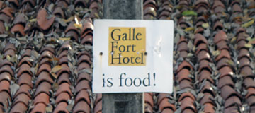 Galle Fort Hotel is food