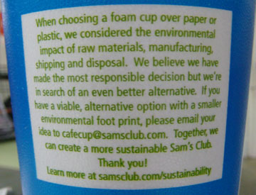 Sam's Club's environmental approach