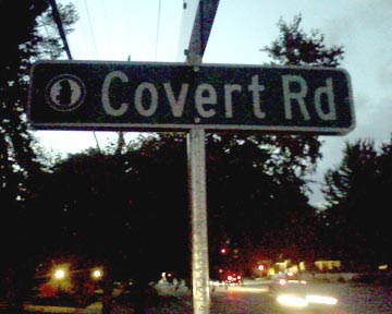 Covert Road Sign