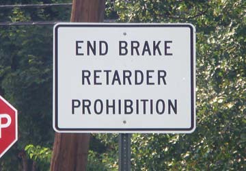 End Brake Retarder Prohibition