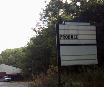 Sign reading produce