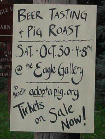 Pig Roast sign