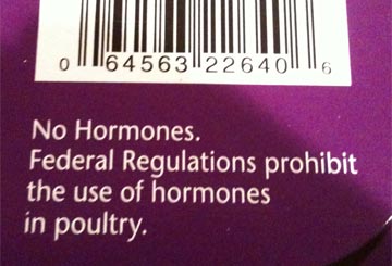 No hormones