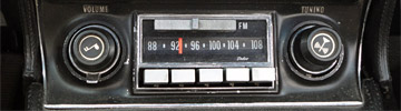 Old car radio