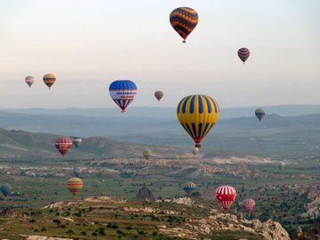 Hot air balloons