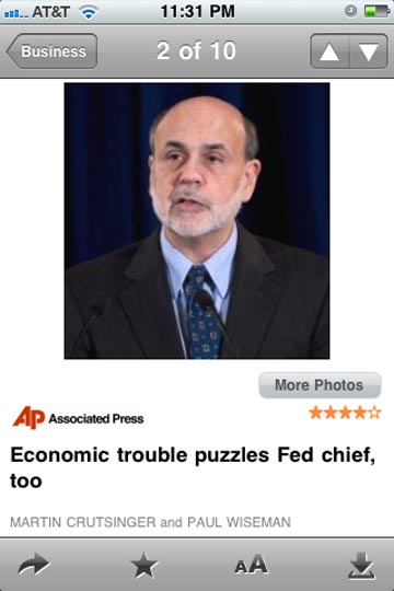 Economic trouble puzzles fed chief