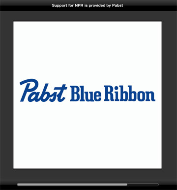 NPR is supported by Pabst