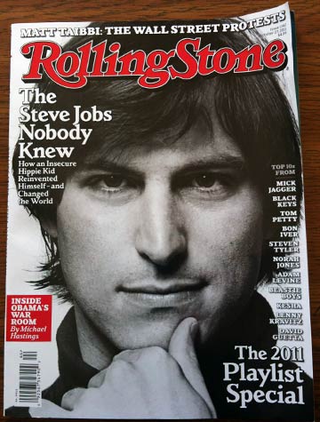 Rolling Stone magazine featuring Steve Jobs