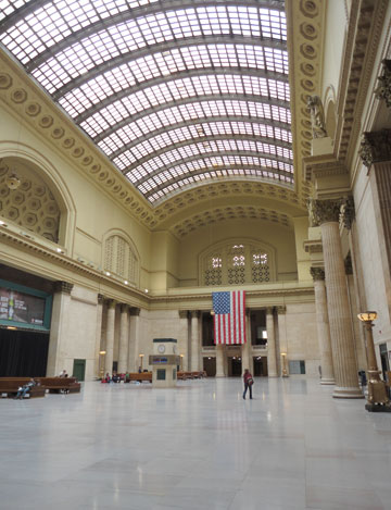 Great Hall in Chicago's Union Station