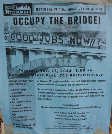 poster ad occupy bridge