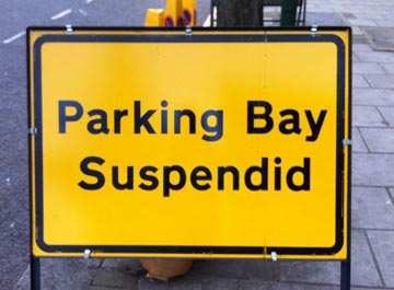 Parking Bay is suspendid
