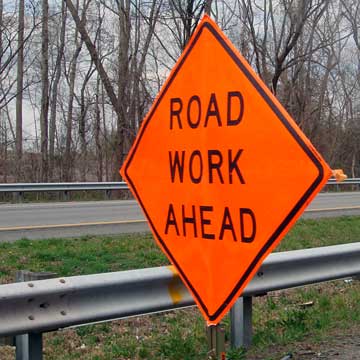 Road Work Ahead