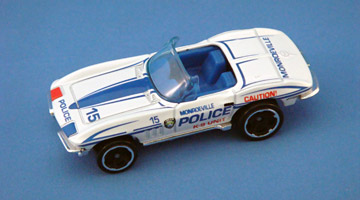 A Mattel cop car