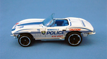 A Mattel cop car