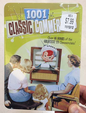 DVD of 1001 TV commercials