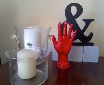 A red hand