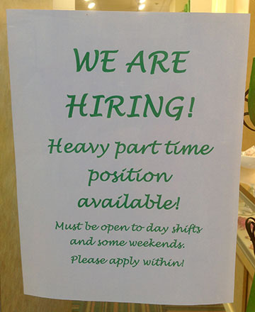 Heavy part-part position available