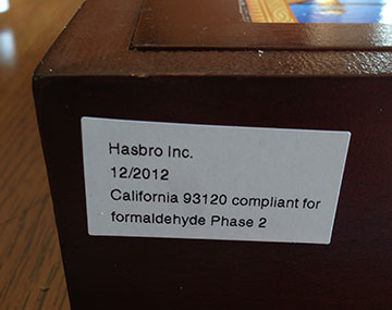 California 93120 compliant for formaldehyde Phase 2