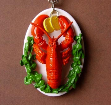 A lobster necklace