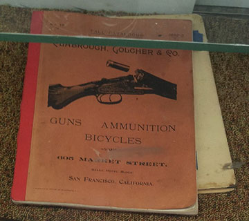 A booklet entitled Guns, Ammunition, Bicycles