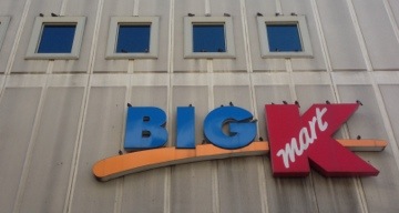 bird-filled big K-mart sign