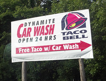 Free taco with Car Wash