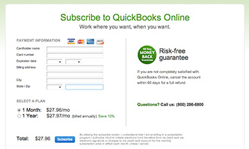 Quickbooks payment
