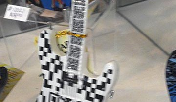 A Guitar with a QR code