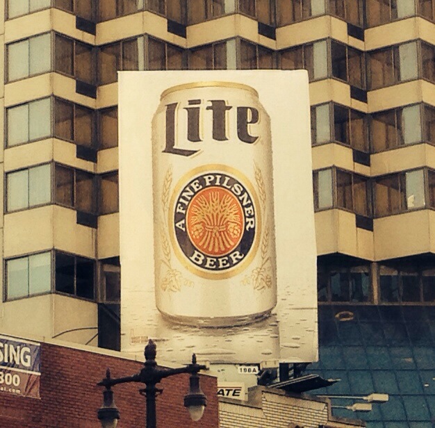Miller Lite billboard ad