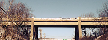 Graffiti on an overpass