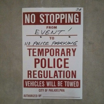 no police parking