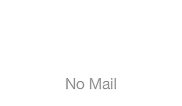 An empty email inbox