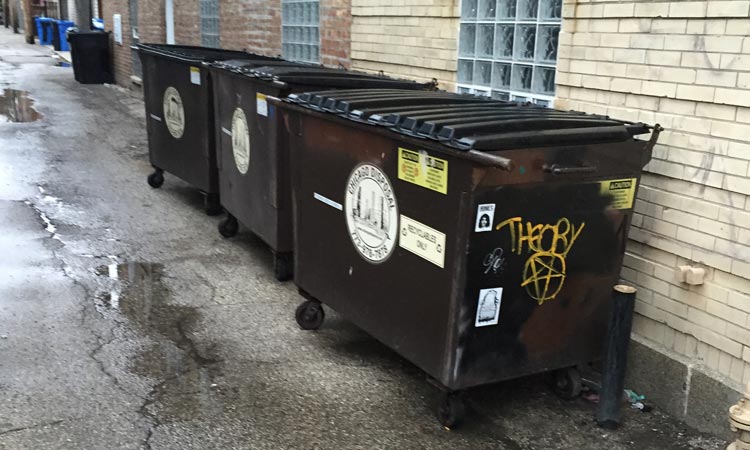 Theoby's dumpster