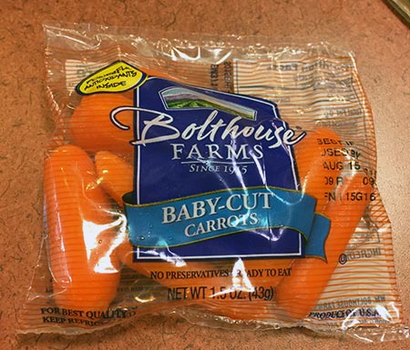 baby-cut carrots