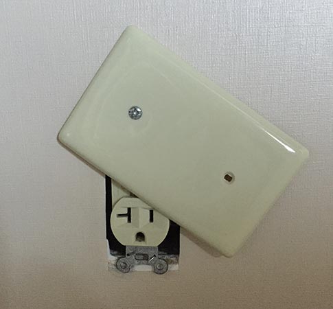 An electrical outlet