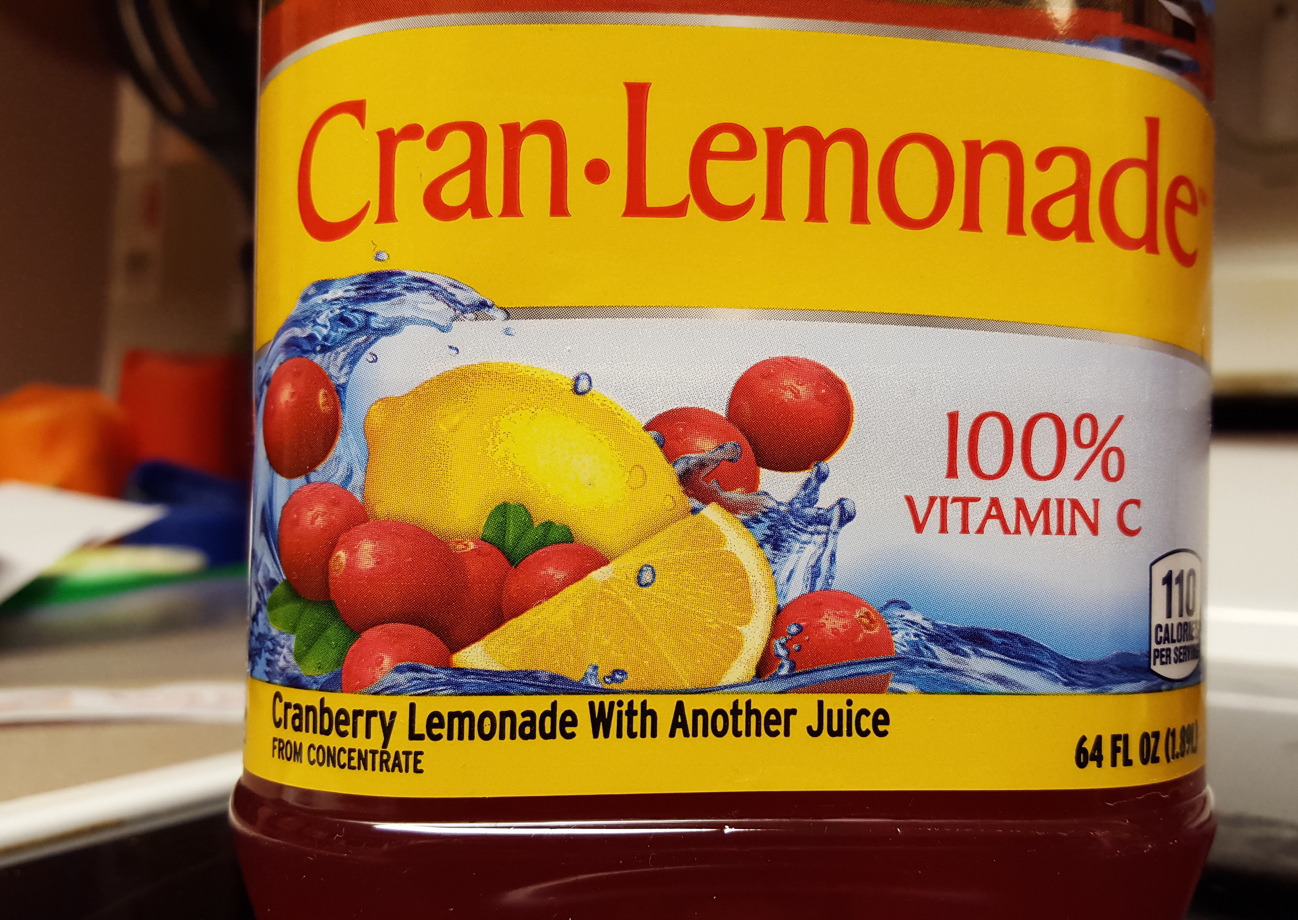 Cranberry Lemonade With Another Juice